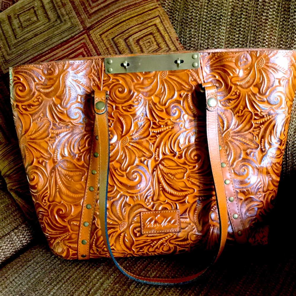 Patricia Nash embossed tote